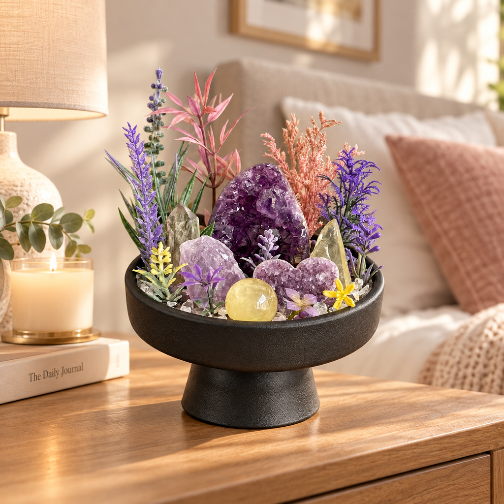 Meadow Amethyst — Amethyst & Citrine Crystal Garden