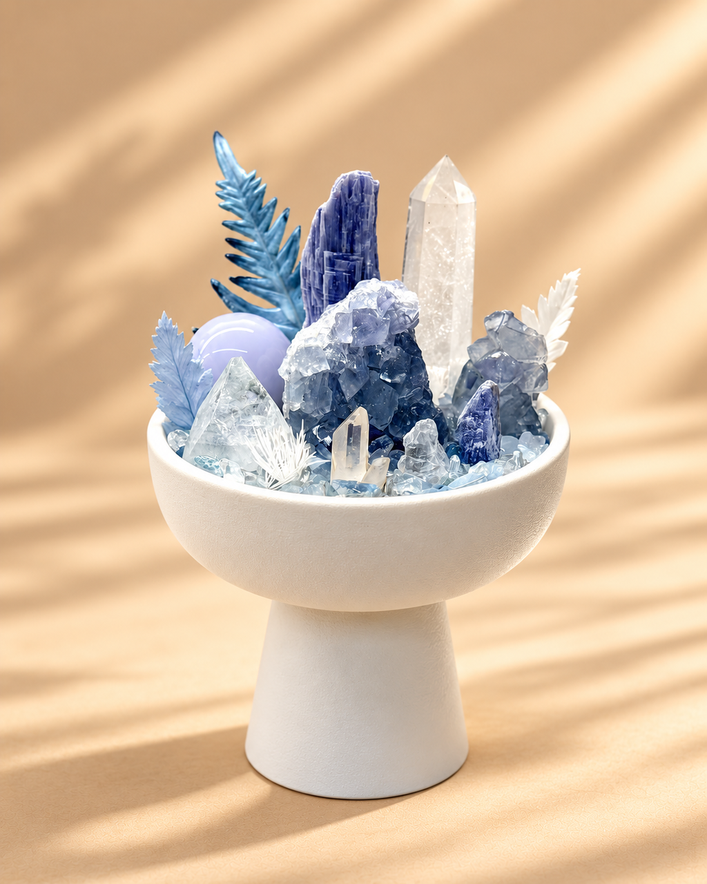 Blue Cathedral — Blue Kyanite & Clear Quartz Crystal Garden