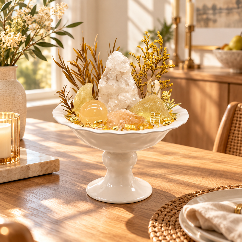 Sunlit Quartz — Citrine & Clear Quartz Crystal Garden