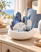Blue Summit — Blue Kyanite & Clear Quartz Crystal Garden