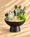 Forest Quartz — Green Fluorite & Clear Quartz Crystal Garden
