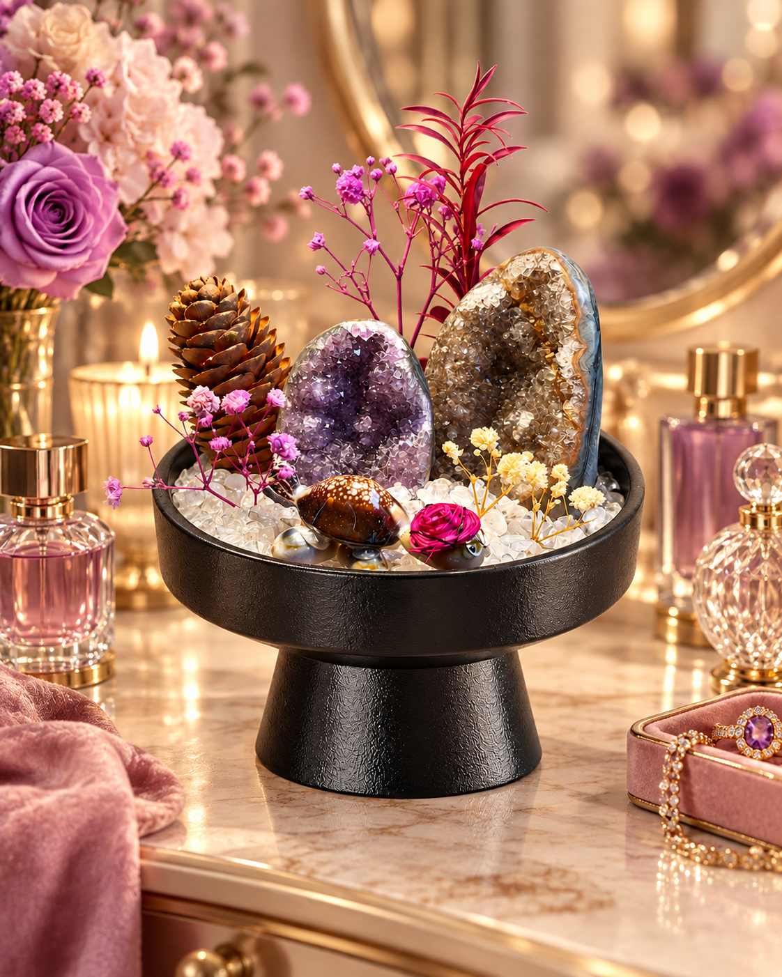 Violet Keepsake — Amethyst Crystal Garden