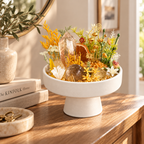 Autumn Clarity — Carnelian & Clear Quartz Crystal Garden
