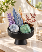 Blue Stillness — Kyanite & Fluorite Crystal Garden