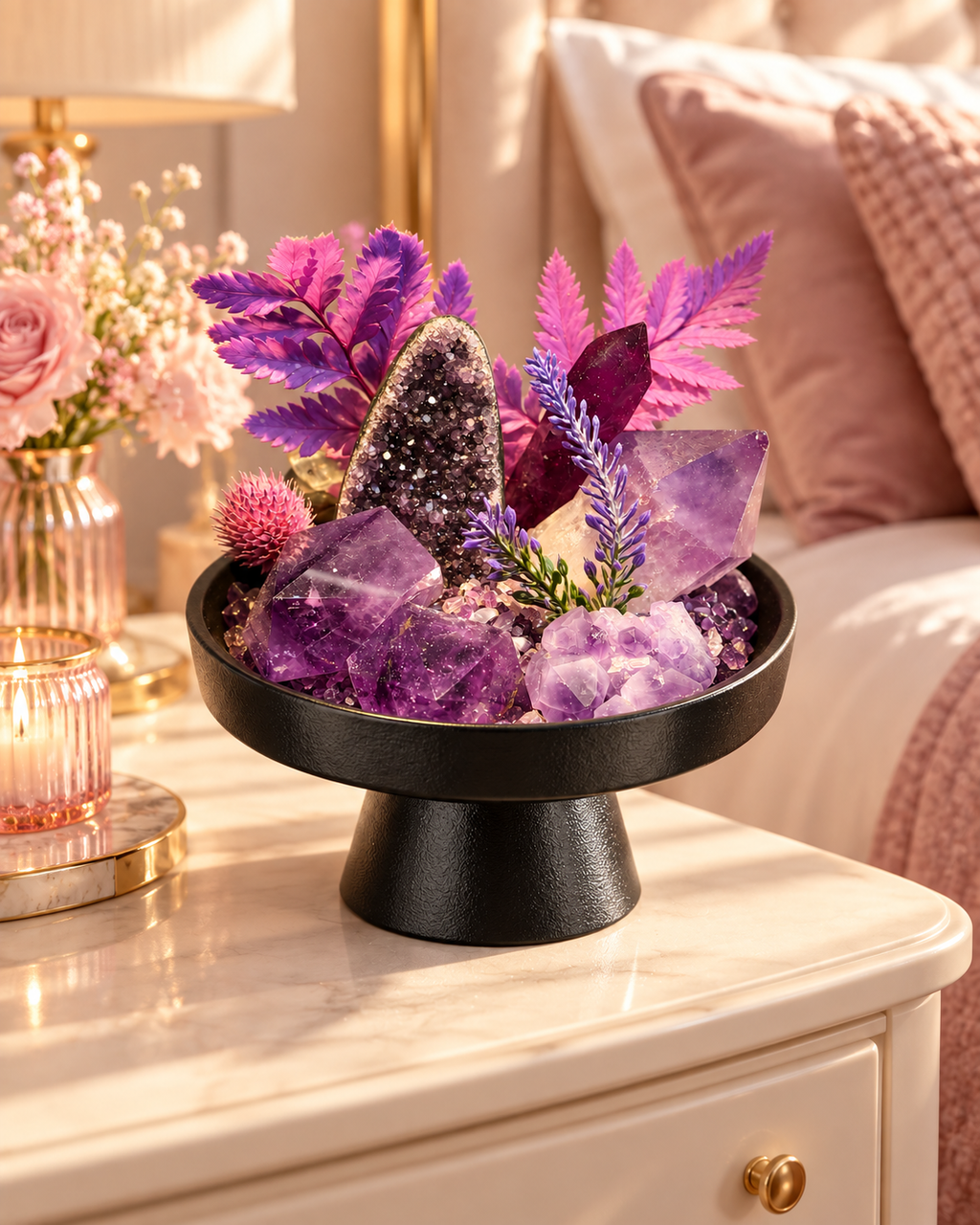 Violet Canopy — Amethyst Crystal Garden