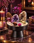 Violet Keepsake — Amethyst Crystal Garden