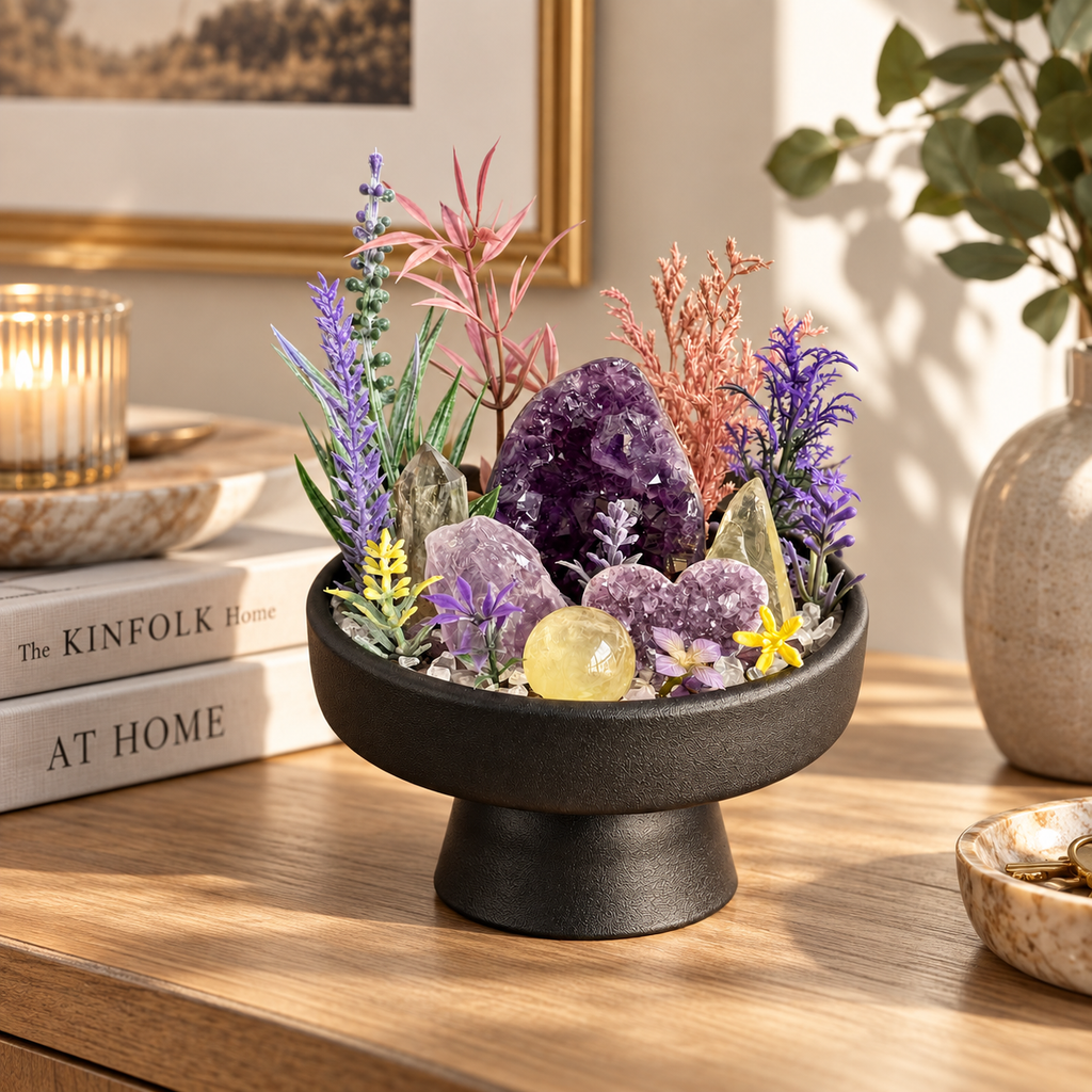 Meadow Amethyst — Amethyst & Citrine Crystal Garden