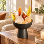 Ember Light — Carnelian & Clear Quartz Crystal Garden