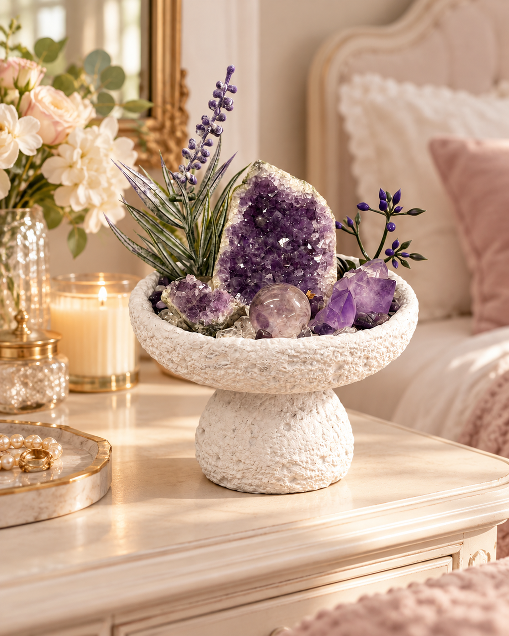 Amethyst Haven — Amethyst & Clear Quartz Crystal Garden