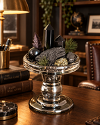 Obsidian Archive — Black Obsidian & Black Tourmaline Crystal Garden