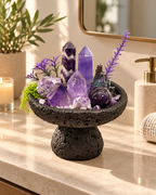 Violet Compass — Amethyst Crystal Garden