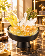 Golden Light — Clear Quartz Crystal Garden