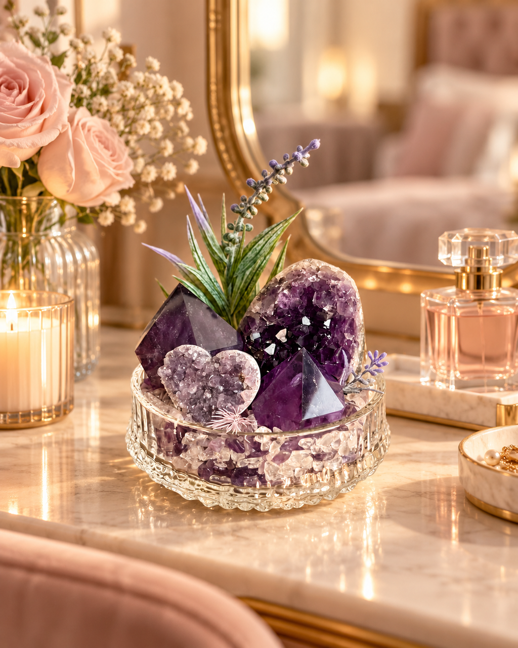 Purple Constellation — Amethyst Crystal Garden