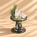 Clear Grove — Clear Quartz & Green Aventurine Crystal Garden