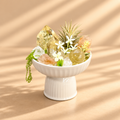 Golden Petal — Citrine & Clear Quartz Crystal Garden