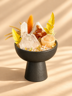Ember Light — Carnelian & Clear Quartz Crystal Garden