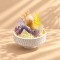 Golden Violet — Amethyst & Citrine Crystal Garden