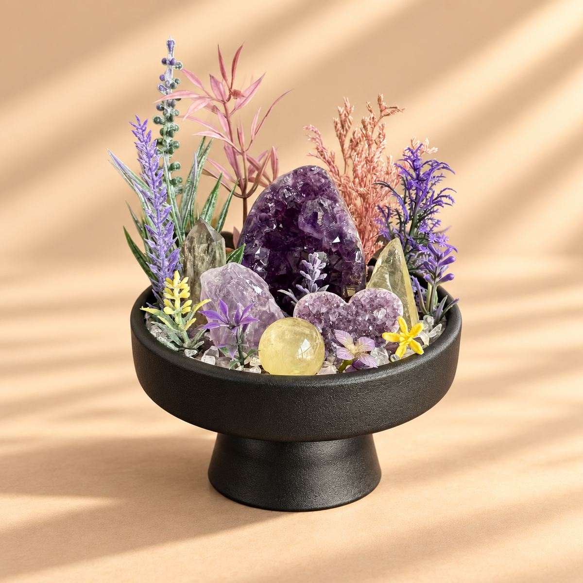 Meadow Amethyst — Amethyst & Citrine Crystal Garden