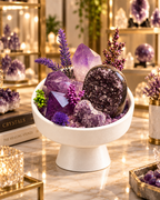 Violet Keepsake II — Amethyst Crystal Garden