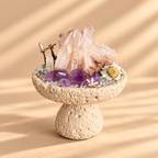 Rose Chamber — Rose Quartz & Amethyst Crystal Garden