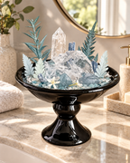 Glass Garden — Clear Quartz & Blue Kyanite Crystal Garden