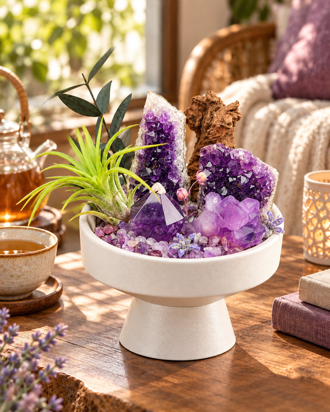 Violet Archive — Amethyst Crystal Garden