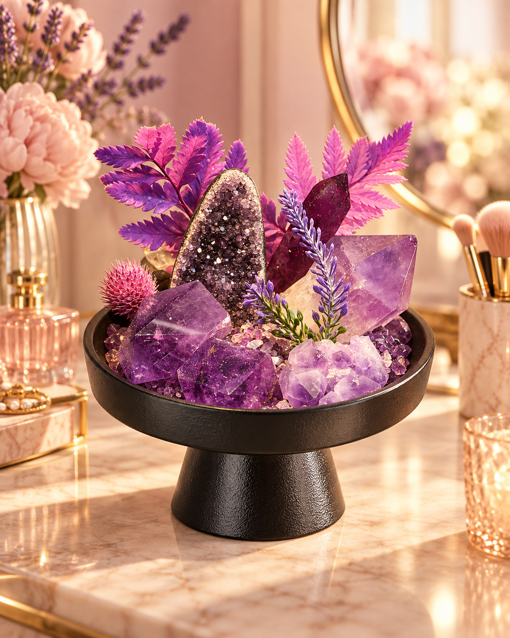 Violet Canopy — Amethyst Crystal Garden