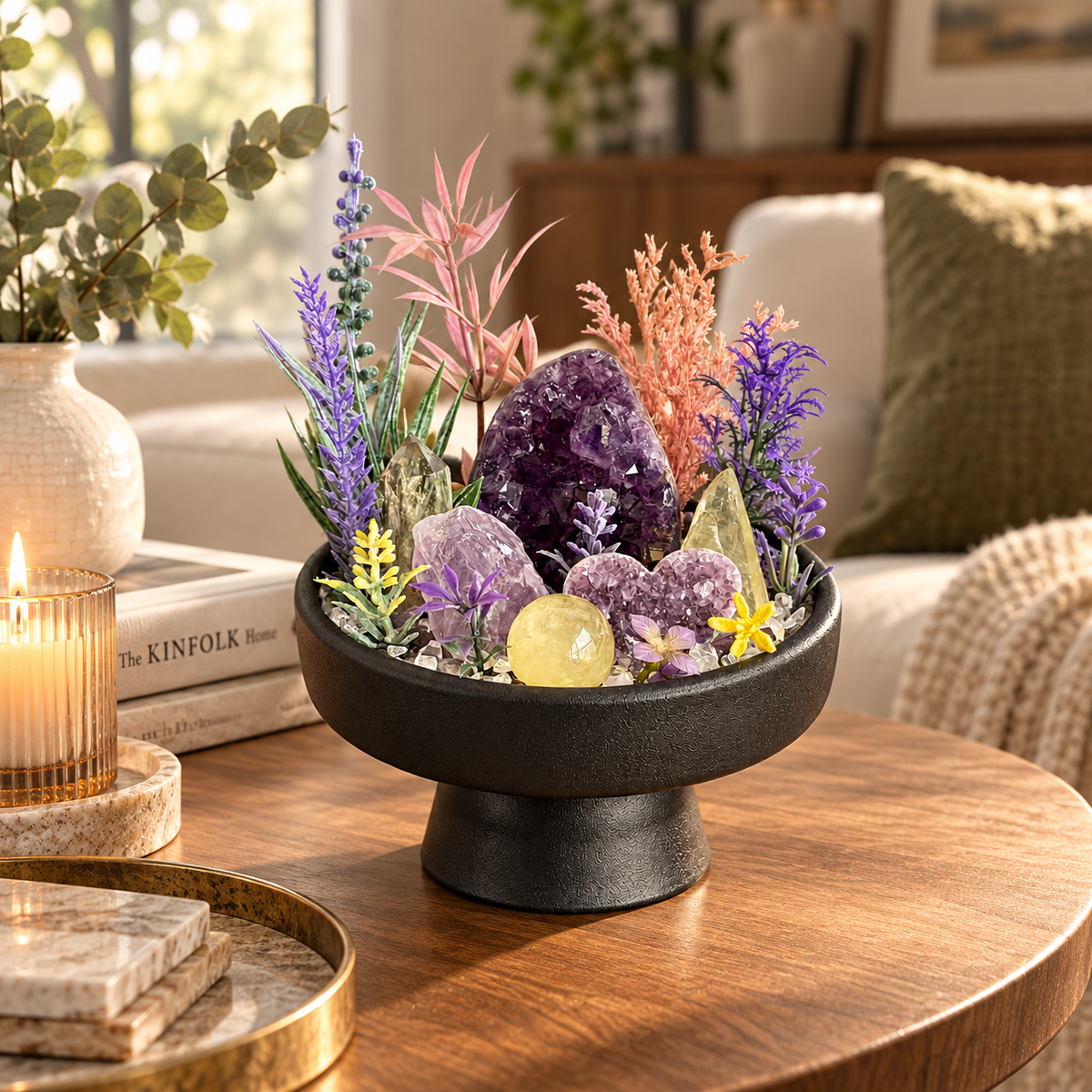 Meadow Amethyst — Amethyst & Citrine Crystal Garden