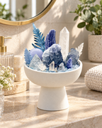 Blue Cathedral — Blue Kyanite & Clear Quartz Crystal Garden
