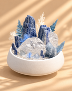 Blue Summit — Blue Kyanite & Clear Quartz Crystal Garden