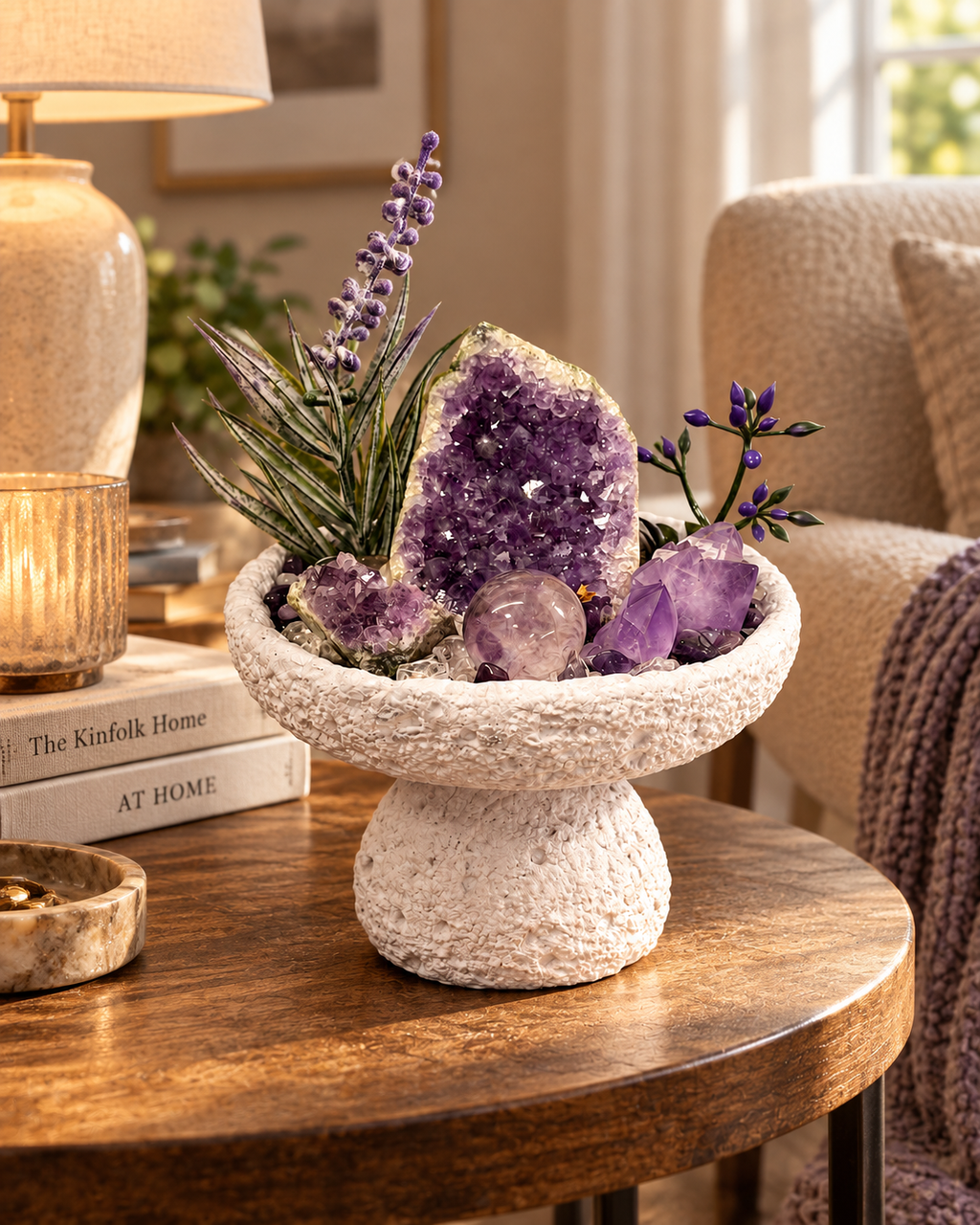 Amethyst Haven — Amethyst & Clear Quartz Crystal Garden