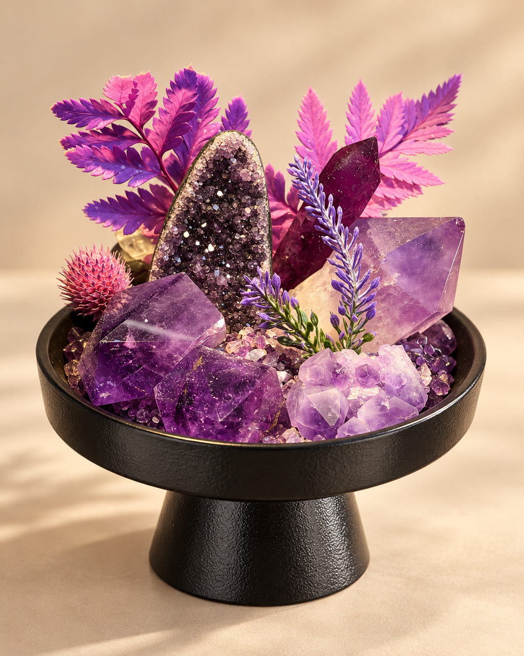 Violet Canopy — Amethyst Crystal Garden