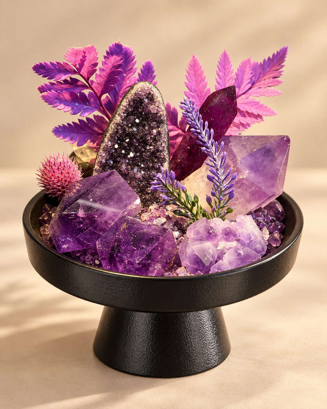 Violet Canopy — Amethyst Crystal Garden