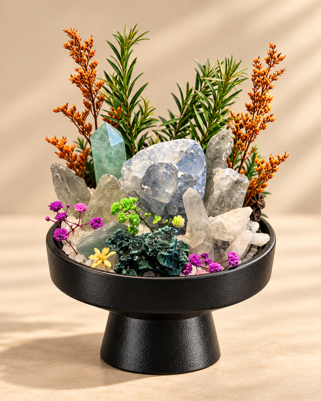Crystal Grove — Clear Quartz Crystal Garden