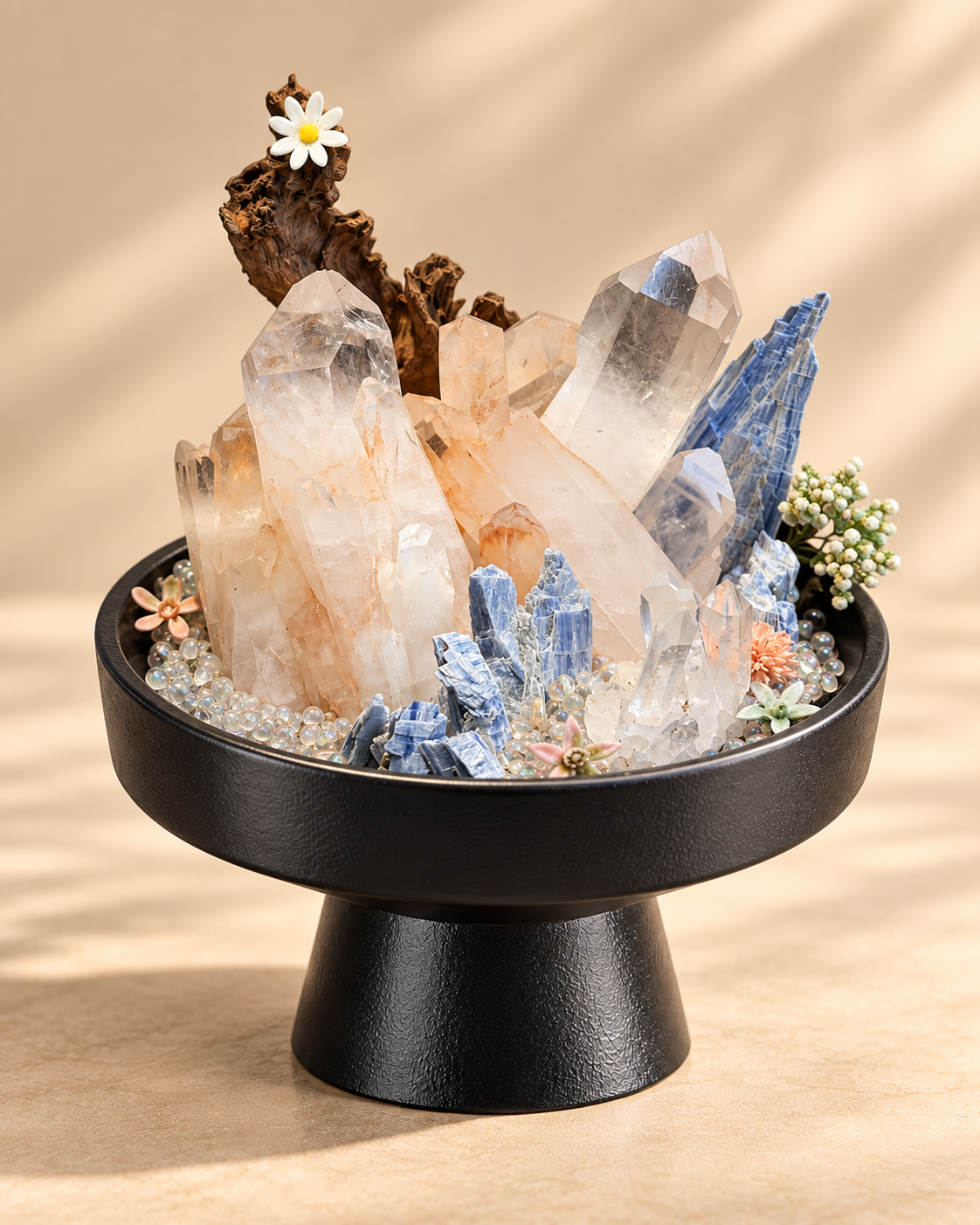 Cloudline — Clear Quartz Crystal Garden