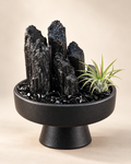 Noir Pillars — Black Tourmaline Crystal Garden