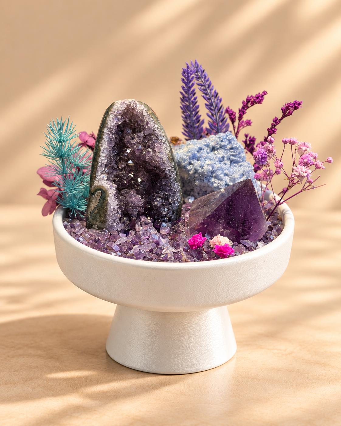 Iris Haven — Amethyst Crystal Garden