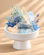 Blue Daybreak — Clear Quartz Crystal Garden