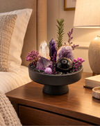Violet Eclipse — Amethyst & Clear Quartz Crystal Garden lifestyle view 3