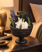 Monochrome Clarity — Clear Quartz & Black Tourmaline Crystal Garden lifestyle view 2
