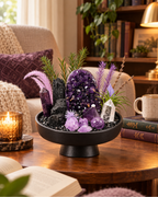 Purple Citadel — Amethyst & Black Tourmaline Crystal Garden lifestyle view 1