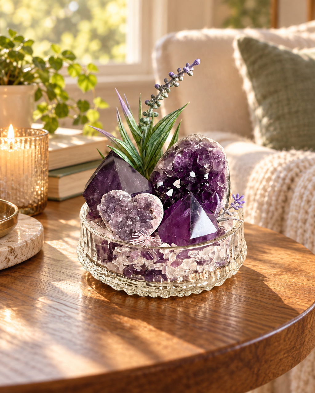Purple Constellation — Amethyst Crystal Garden