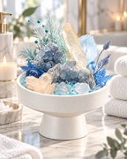 Blue Daybreak — Clear Quartz Crystal Garden