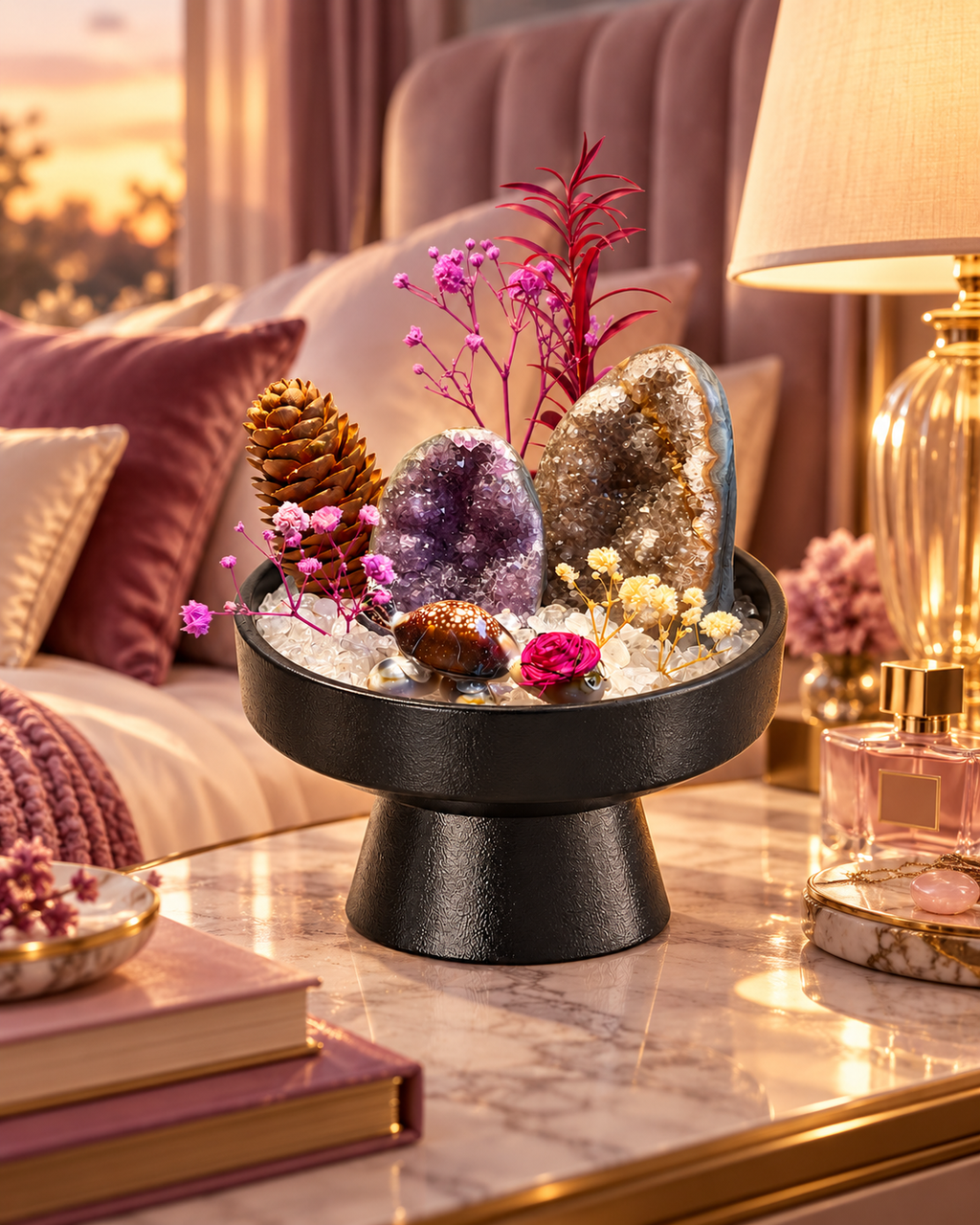 Violet Keepsake — Amethyst Crystal Garden