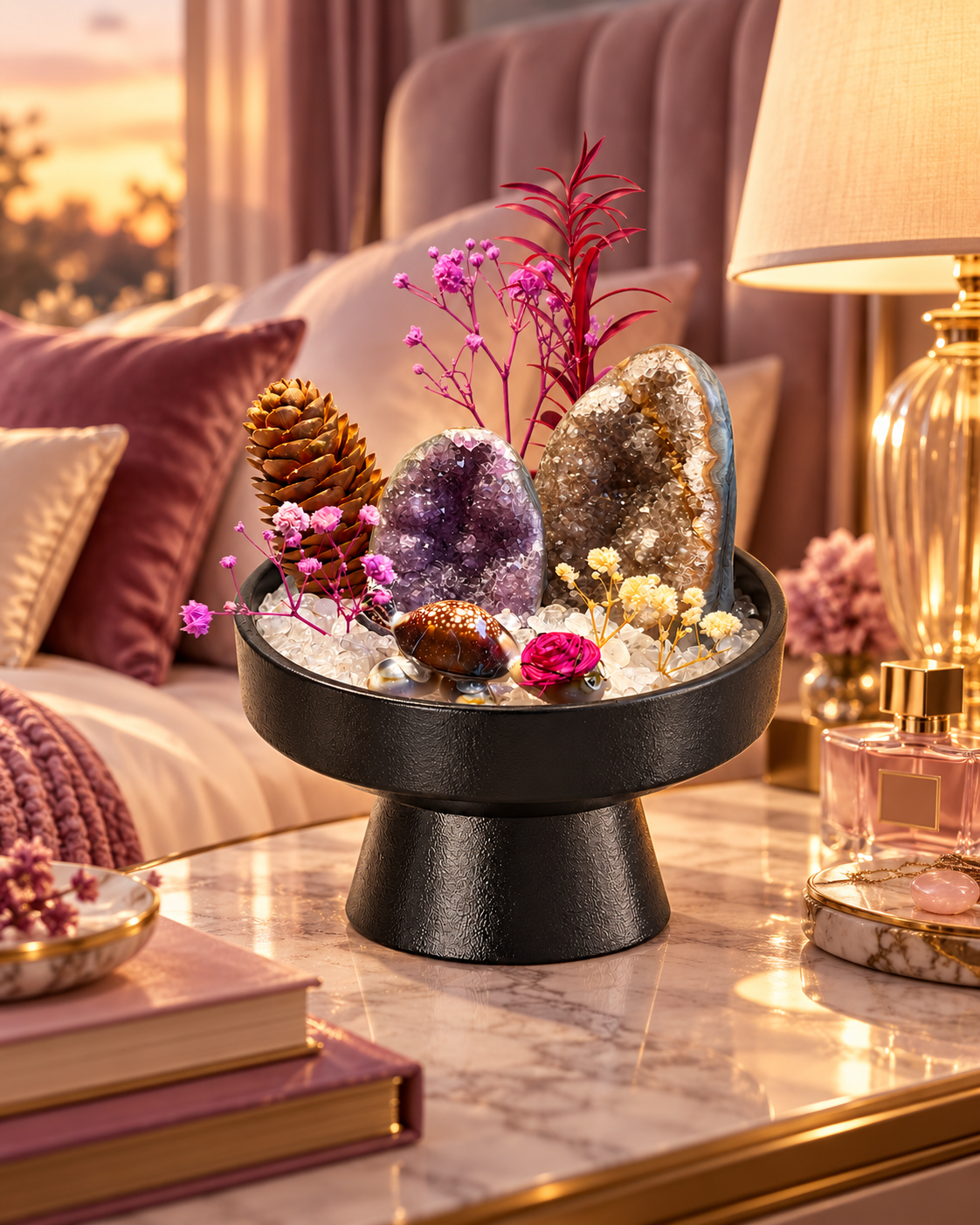 Violet Keepsake — Amethyst Crystal Garden
