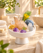 Morning Prism — Amethyst & Clear Quartz Crystal Garden