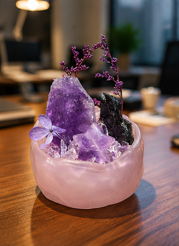 Amethyst Star Crystal Garden