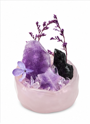 Amethyst Star Crystal Garden