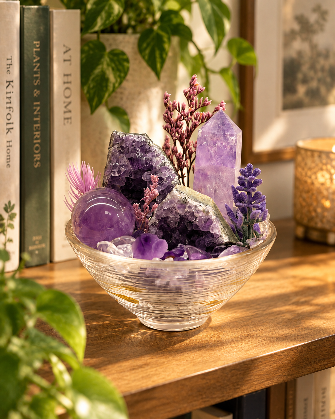 Violet Reverie — Amethyst Crystal Garden