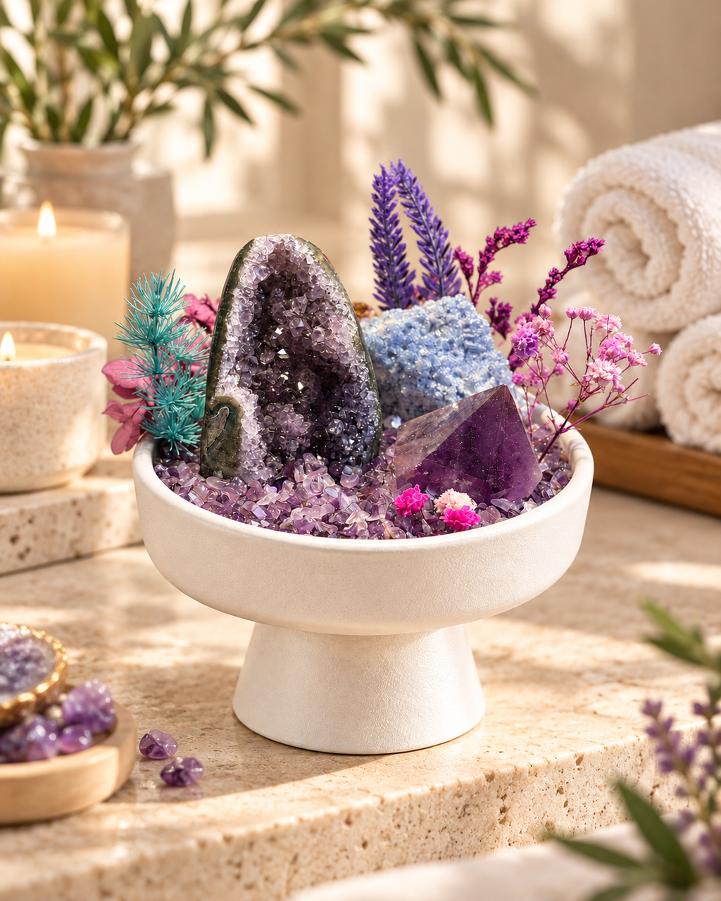 Iris Haven — Amethyst Crystal Garden